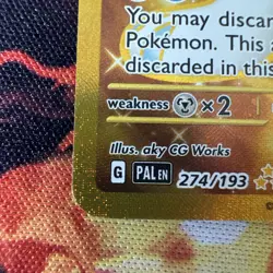 Pokemon TCG Chien-Pao ex Scarlet & Violet - Paldea Evolved 274/193 Holo Hyper... - Image 3