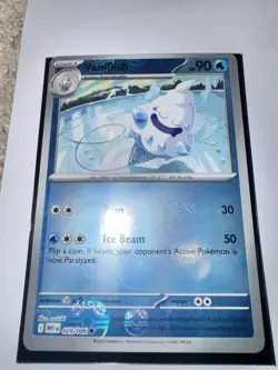 Pokemon Vanillish 028/086 Sv White Flare Master Ball Pattern Holo Common English - Image 1