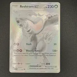 Pokemon Reshiram EX 173/086 SV: White Flare Full Art Holo Black White Rare - Image 1