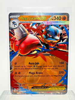 Mega Lucario ex 077/132 - Mega Evolutions - Pokemon TCG - Double Rare - NM - Image 1