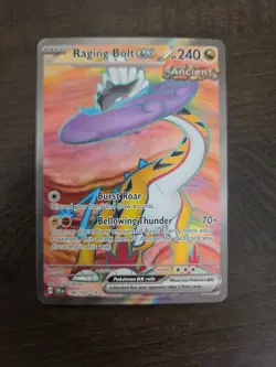 2024 Pokemon Temporal Forces Raging Bolt ex #196/162 - Image 1