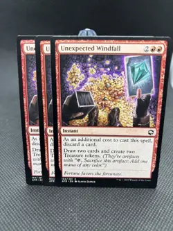 ***Unexpected Windfall X3***Adventures in the Forgotten Realms Mtg - Image 1