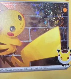 DOUBLE SWIRL 🌀 Pikachu 051 /162 2026 Pokemon Day 30th Anniversary Promo Cosmos - Image 3
