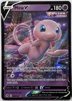 Mew V | Pokemon TCG | Sword & Shield | Crown Zenith | 060/159 | NM - Image 1