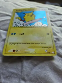 Surfing Pikachu 114/111 Secret Rare - Pokemon Rising Rivals - LP - Image 4