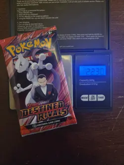 Pokemon Very Heavy! (22.30gs!) Destined Rivals Booster Pack Factory Sealed - Image 1
