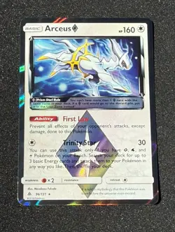 Arceus Prism Star Prism Rare Holo SM-Forbidden Light 96/131 Pokemon TCG English - Image 1
