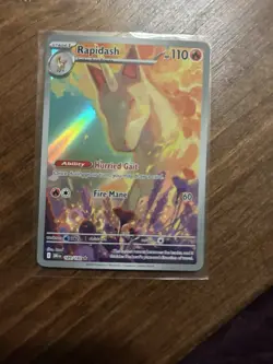 Pokemon Rapidash 189/182 Sv10: Destined Rivals Illustration Rare Holo 110 HP - Image 1