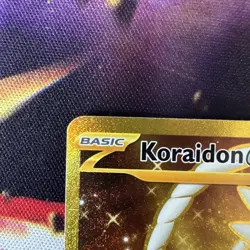 Koraidon ex 254/198 Scarlet & Violet Base Set Gold Art Rare Pokemon TCG NM - Image 4