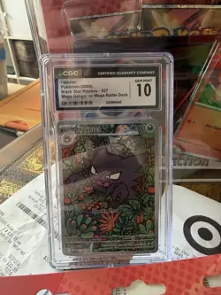 Pokemon TCG Haunter 027 Black Star Promo CGC 10 Gem Mint - Image 1