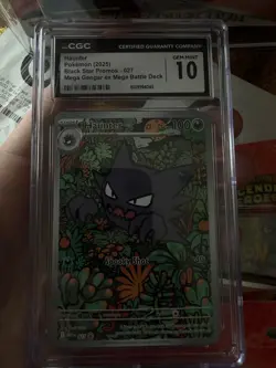 Pokemon TCG Haunter 027 Black Star Promo CGC 10 Gem Mint - Image 3
