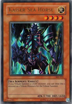 Kaiser Sea Horse Unlimited Ultra Rare Starter Deck: Kaiba Evolution SKE-015 NM - Image 1