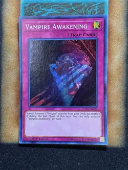 Yugioh Vampire Awakening DASA-EN010 Super Rare 1st Ed NM - Image 1