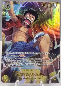 2026 One Piece Adventure on Kami’s Island Monkey.D.Luffy SEC OP15-119 NM - Image 1