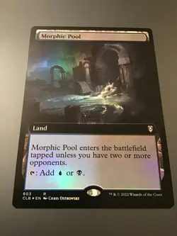 MTG Commander Legends Baldur's Gate #603 Morphic Pool Extended Art Foil NM - Image 1