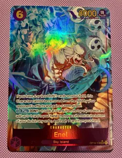 One Piece TCG Enel OP15-118 Alt Art Parallel SEC Adventure on Kami's Island Eng - Image 1