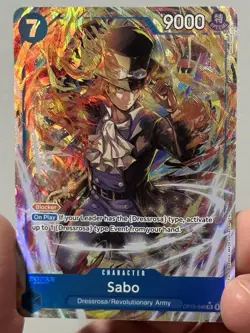 Sabo SR Alt Art OP15-046 Adventure On Kami's Island One Piece NM English - Image 1