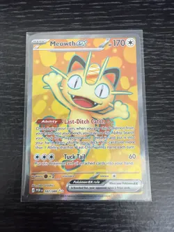 Meowth Ex 107/088 Perfect Order Full Art Pack Fresh. Pokemon Card - Image 1