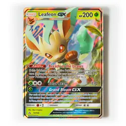 Pokemon - Leafeon GX - 13/156 - SM Ultra Prism - Half Art Card - Image 1