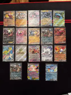 Pokemon TCG EX Lot Skeldridge Mamoswine Genesect Zekrom Venusaur Holo 18 Cards - Image 1