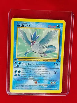 1ST EDITION ARTICUNO 17/62 RARE FOSSIL SET 1999 POKEMON CARD PC-98 - Image 1