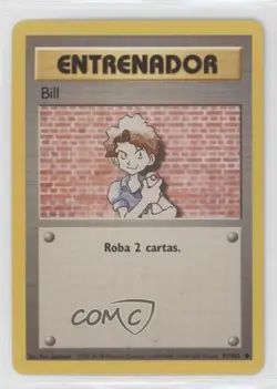 Bill Spanish Pokemon Base Set #91 1999 READ - Image 1
