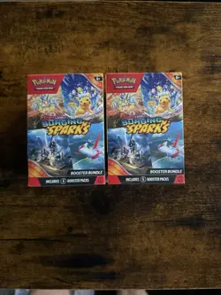 Pokemon TCG Surging Sparks Booster Bundle Lot of 2 SEALED - Image 1
