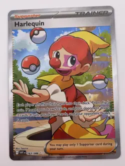 Pokemon TCG - White Flare - Harlequin 163/086 Illustration Rare Full Art Trainer - Image 3