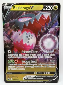 Regidrago V (Oversized) SWSH281 Sword & Shield Jumbo Promo Rare Pokemon TCG - NM - Image 1