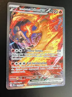 Team Rocket's Moltres EX, 229/182, Destined Rivals, Special Illustration Rare - Image 2