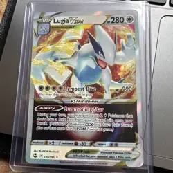 Pokemon Lugia VSTAR 139/195 Swsh12: Sword & Shield-Silver Tempest Holo - Image 1