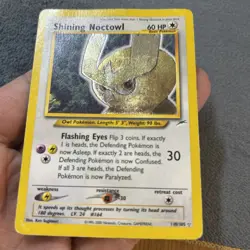 Shining Noctowl 110/105 Holo Rare Pokemon Neo Destiny HP - Image 4