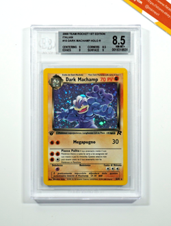 Pokemon BGS 8.5Dark Machamp #10 1st Edition Holo Team Rocket 2000 Italiano - Image 1