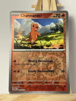 Pokemon TCG: Scarlet & Violet 151 - Reverse Holo - 004/165 - Charmander - Image 1