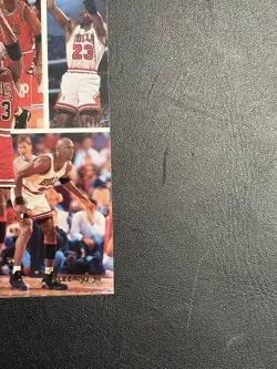 Michael Jordan 1993-94 Fleer NBA Superstars #7 Insert HOF - Image 4