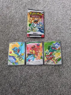 Pokemon TCG First Partner Illustration Collection Series 1 Kanto GEN 1 Starters - Image 1