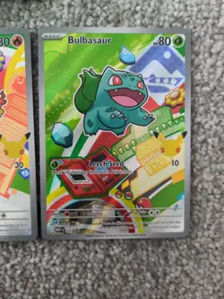 Pokemon TCG First Partner Illustration Collection Series 1 Kanto GEN 1 Starters - Image 4