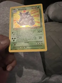 Pokemon TCG Nidoking Base Set 11/102 Holo Unlimited Holo Rare - Image 1