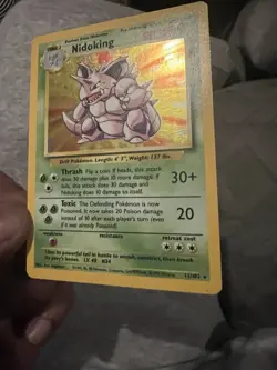 Pokemon TCG Nidoking Base Set 11/102 Holo Unlimited Holo Rare - Image 2