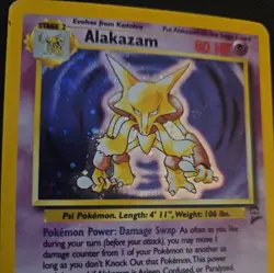 Pokemon TCG Alakazam Base Set 2 1/130 Holo Unlimited Holo Rare - Image 2