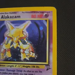 Pokemon TCG Alakazam Base Set 2 1/130 Holo Unlimited Holo Rare - Image 3