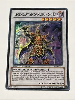 YUGIOH LEGENDARY SIX SAMURAI SHI EN RYMP-ENSE1 SUPER - Image 1