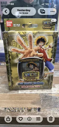 ONE PIECE CCG The Quest Begins Starter Bandai 2005 New Sealed - Image 1