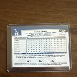 2025 Topps Holiday Shohei Othani #H200 - Los Angeles Dodgers DH🔥🔥🔥 - Image 2