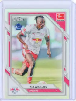 2025-26 Topps Chrome Bundesliga YAN DIOMANDE Leipzig RC Rookie Refractor - Image 1