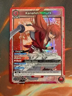 Union Arena: Rurouni Kenshin - Kenshin Himura (SR) Foil - UE11BT/RNK-1-090 - Image 1