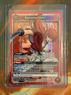 Union Arena: Rurouni Kenshin - Kenshin Himura (SR) Foil - UE11BT/RNK-1-090 - Image 3