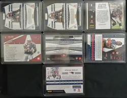 Stevan Ridley 12 Card Rookie, Autograph & Relics Lot New England Patriots (#2) - Image 2
