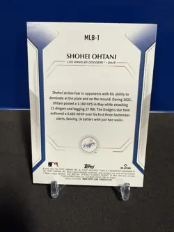 2026 Topps Collector Kit Exclusive #MLB-1 Shohei Ohtani Foil Holo Dodgers - Image 2