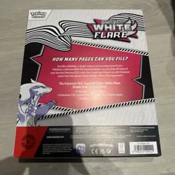 Pokemon TCG Scarlet & Violet White Flare Binder Collection - sealed tear on box - Image 5